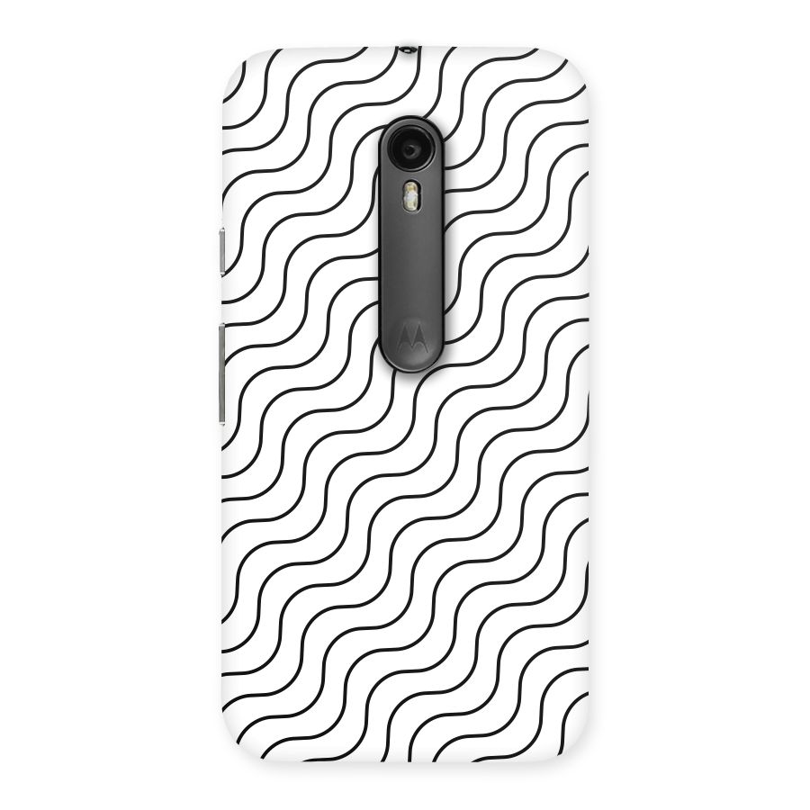 Wavy Pattern Back Case for Moto G Turbo