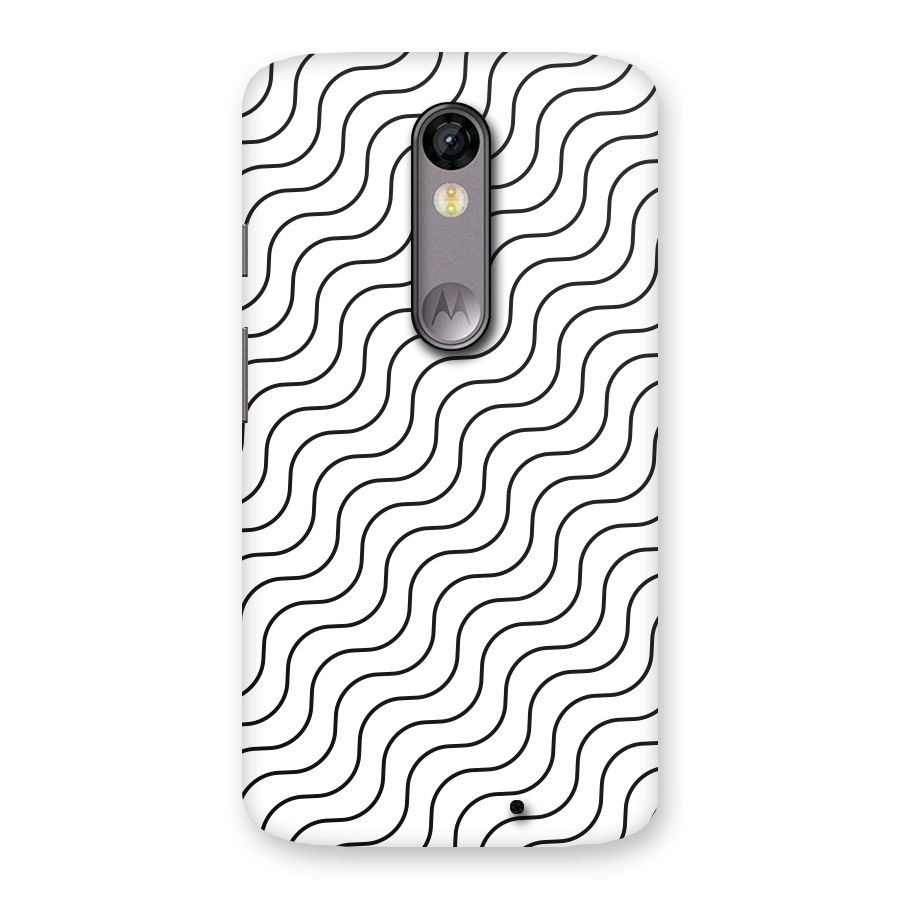 Wavy Pattern Back Case for Moto X Force