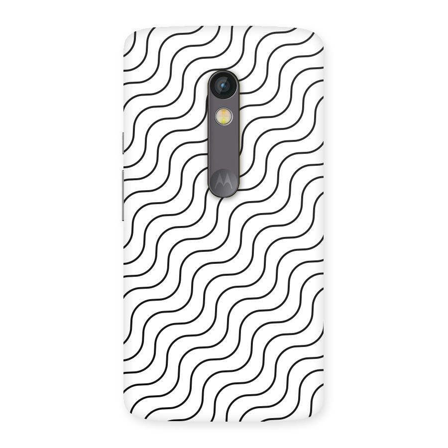 Wavy Pattern Back Case for Moto X Play
