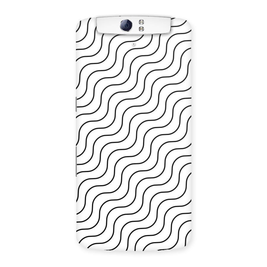 Wavy Pattern Back Case for Oppo N1