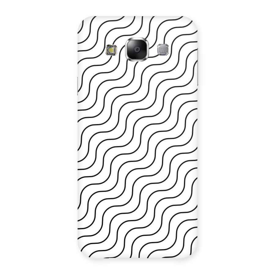 Wavy Pattern Back Case for Samsung Galaxy E5