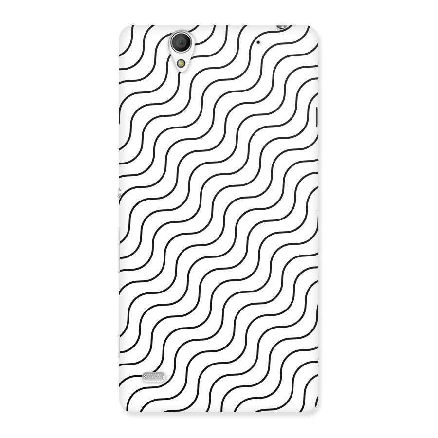 Wavy Pattern Back Case for Sony Xperia C4