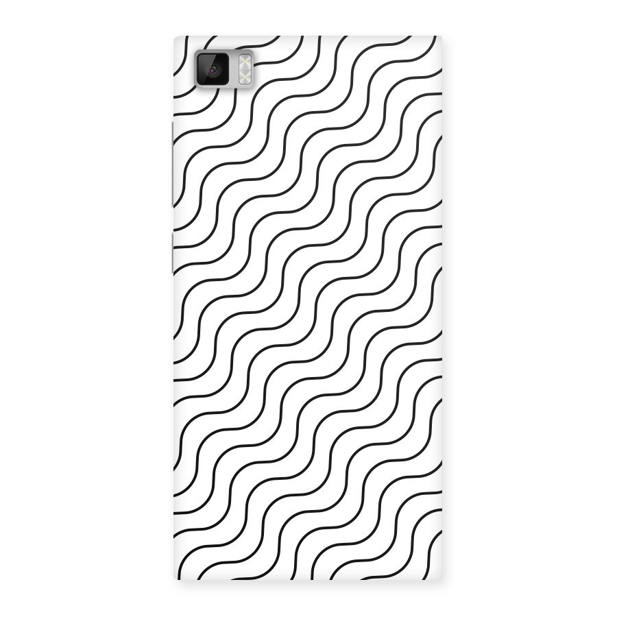 Wavy Pattern Back Case for Xiaomi Mi3