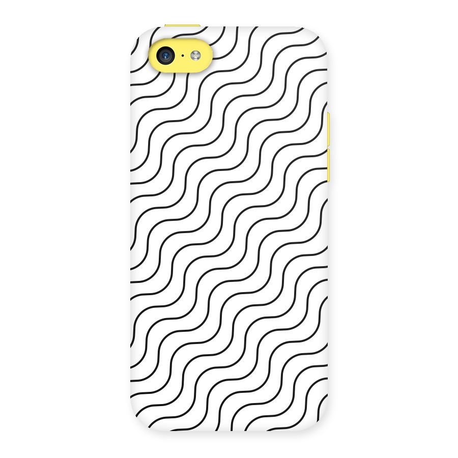 Wavy Pattern Back Case for iPhone 5C