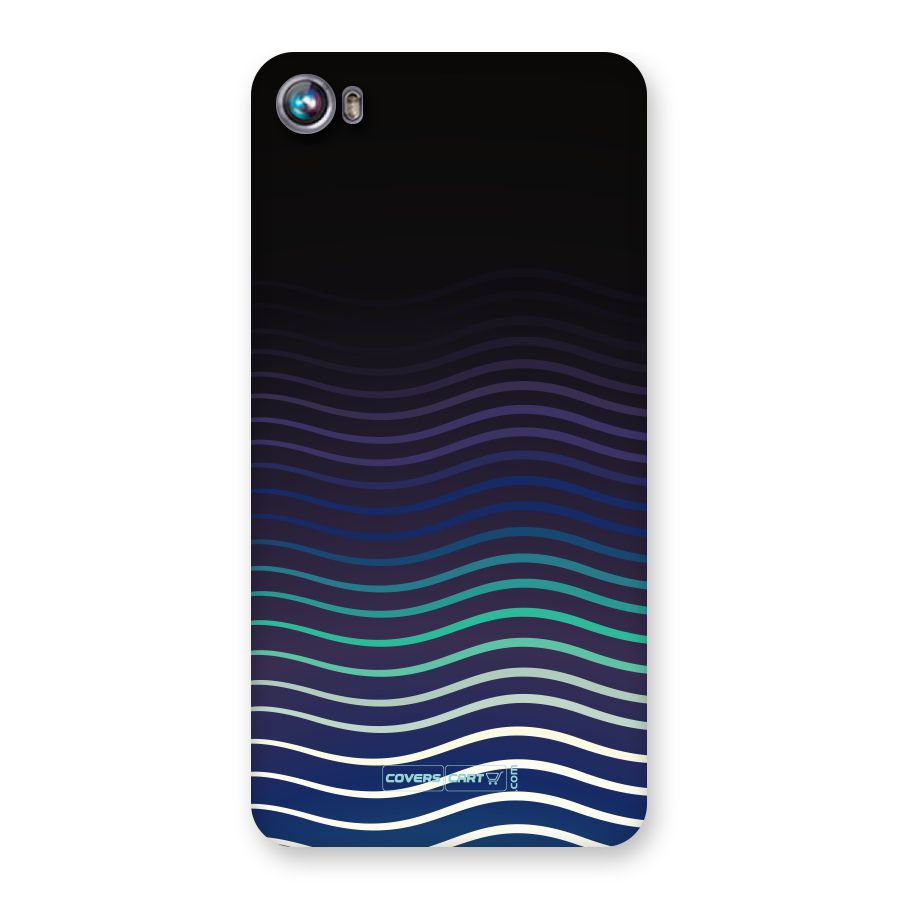 Wavy Stripes Back Case for Canvas Fire 4