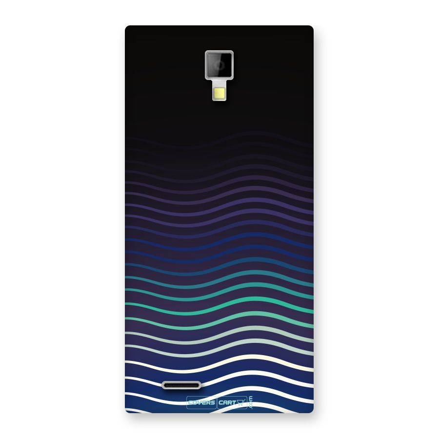 Wavy Stripes Back Case for Canvas Xpress