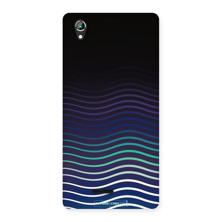 Wavy Stripes Back Case for Lava Iris 800