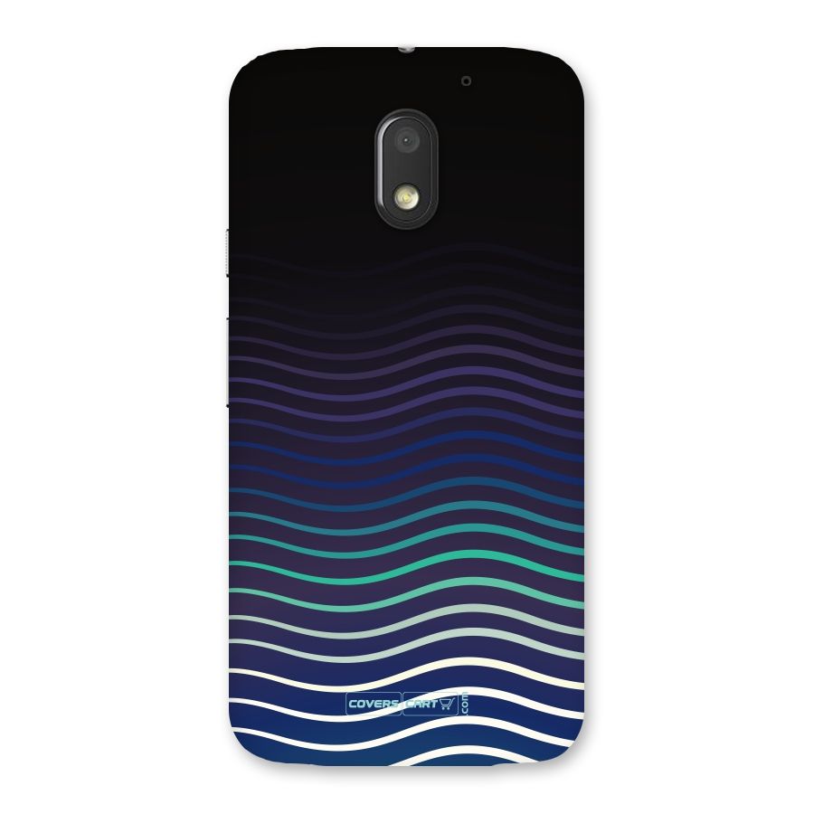 Wavy Stripes Back Case for Moto E3 Power