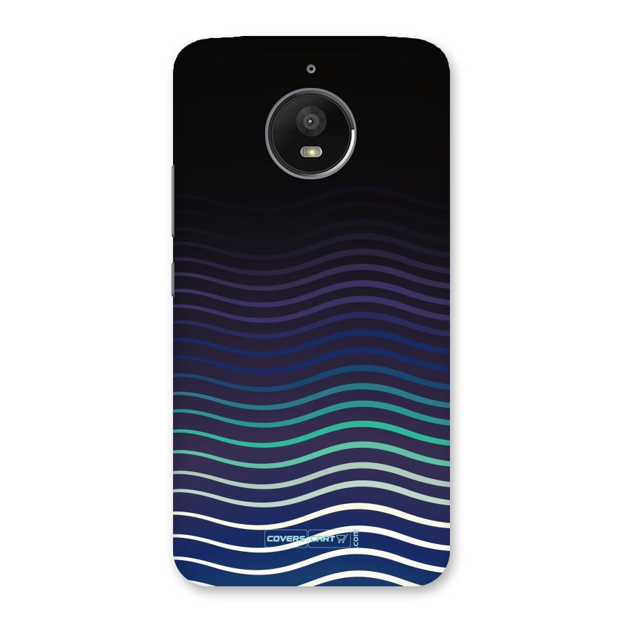 Wavy Stripes Back Case for Moto E4 Plus