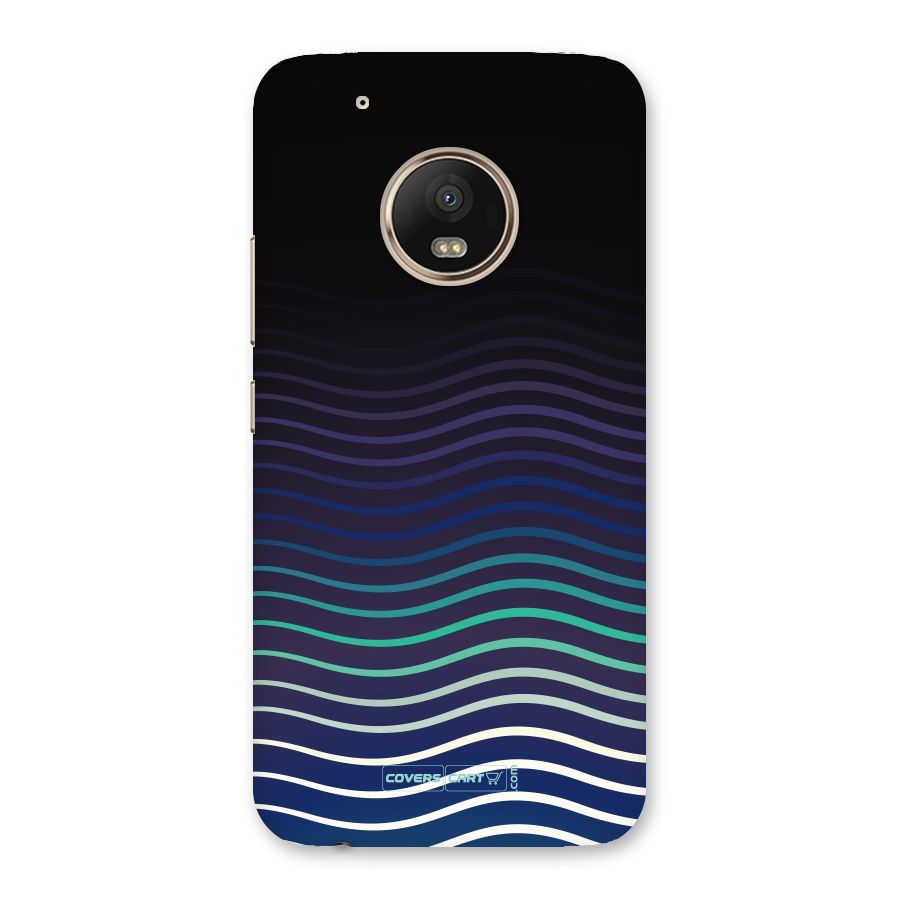 Wavy Stripes Back Case for Moto G5 Plus