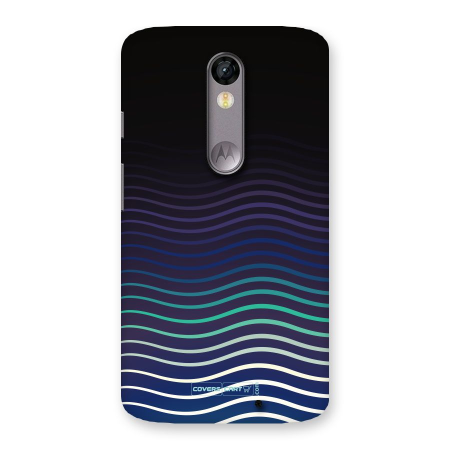 Wavy Stripes Back Case for Moto X Force