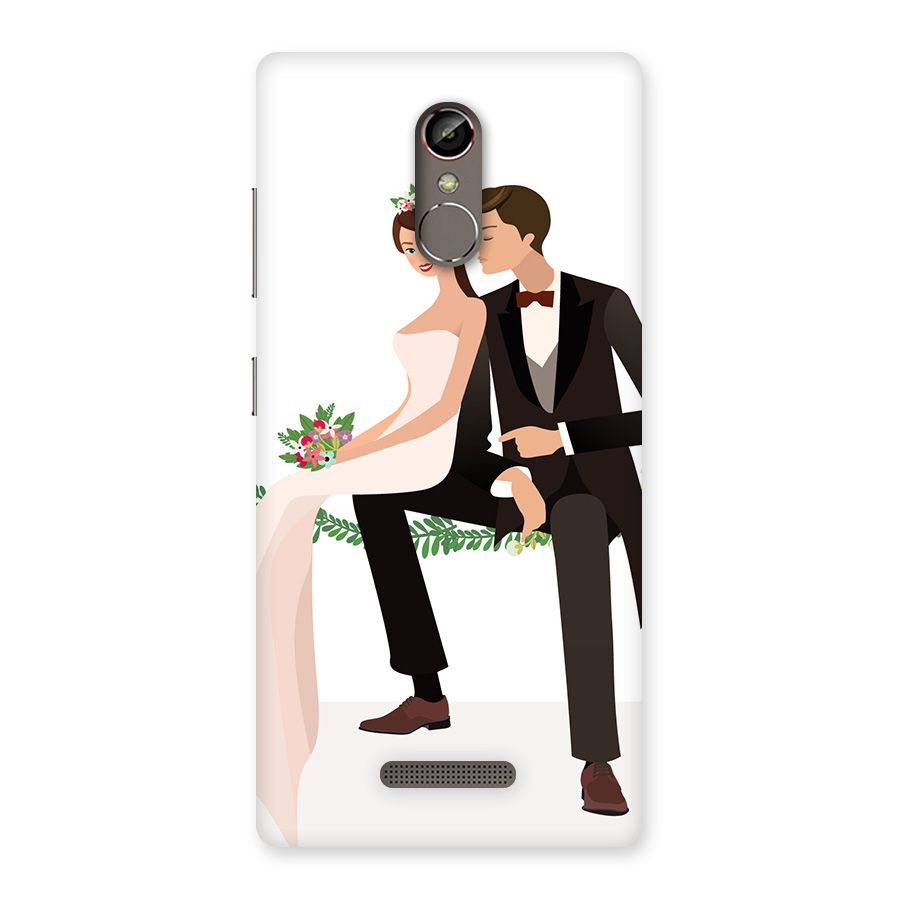 Wedding Couple Back Case for Gionee S6s