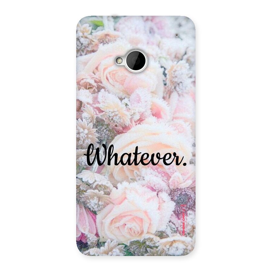 Whatever Back Case for HTC One M7