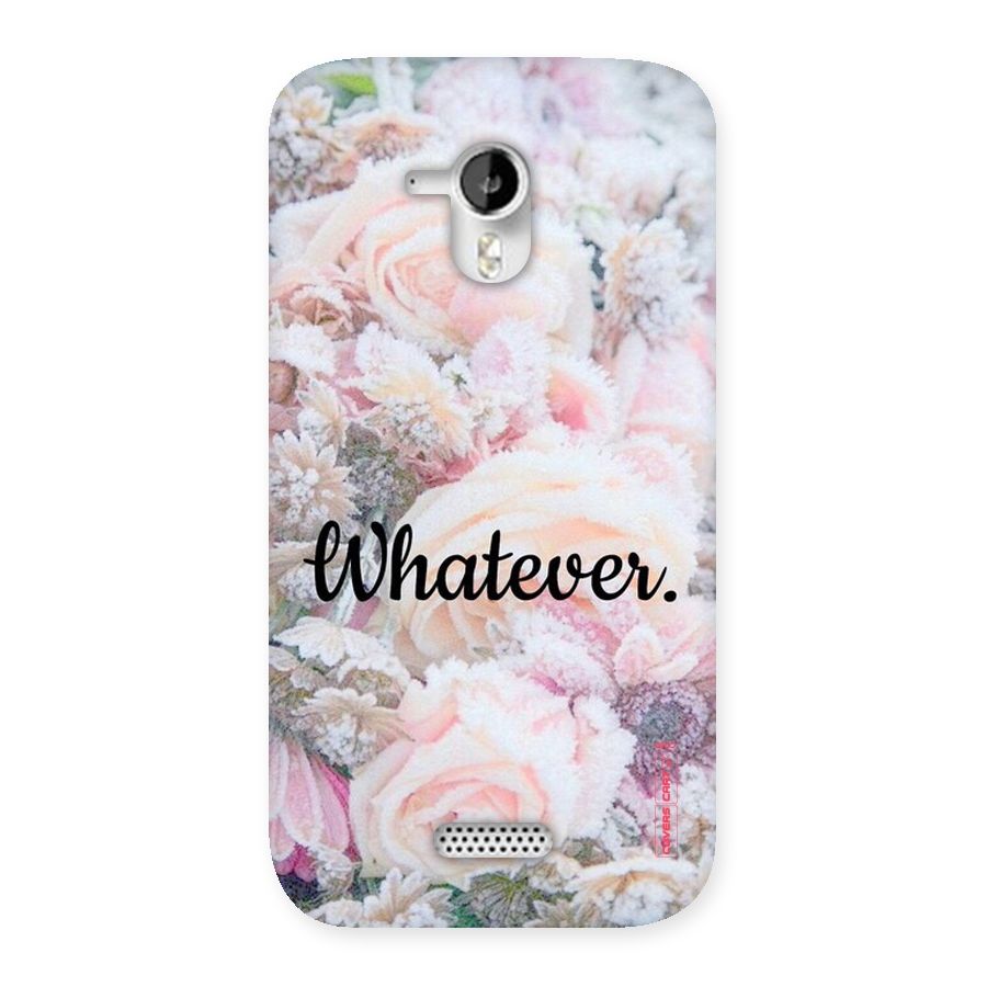 Whatever Back Case for Micromax Canvas HD A116