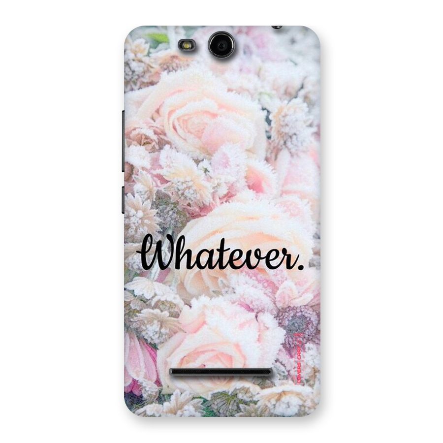 Whatever Back Case for Micromax Canvas Juice 3 Q392