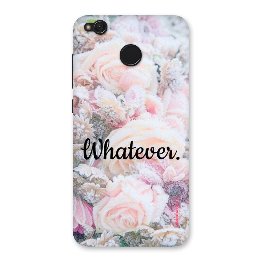 Whatever Back Case for Redmi 4