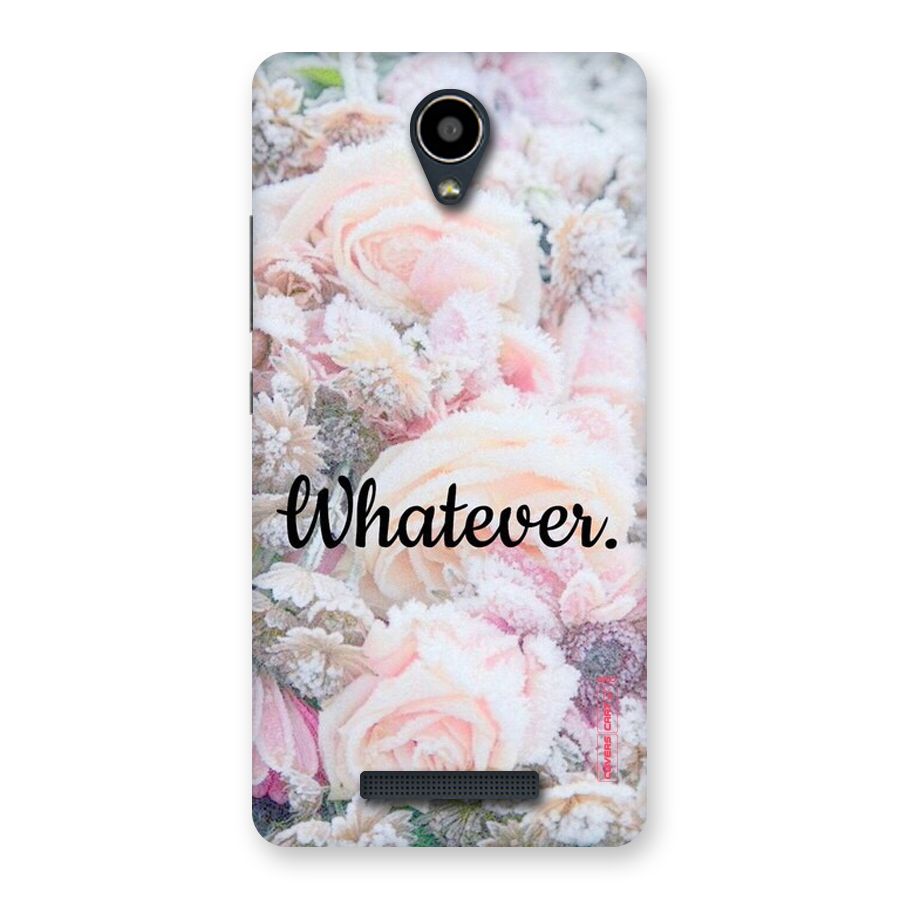 Whatever Back Case for Redmi Note 2