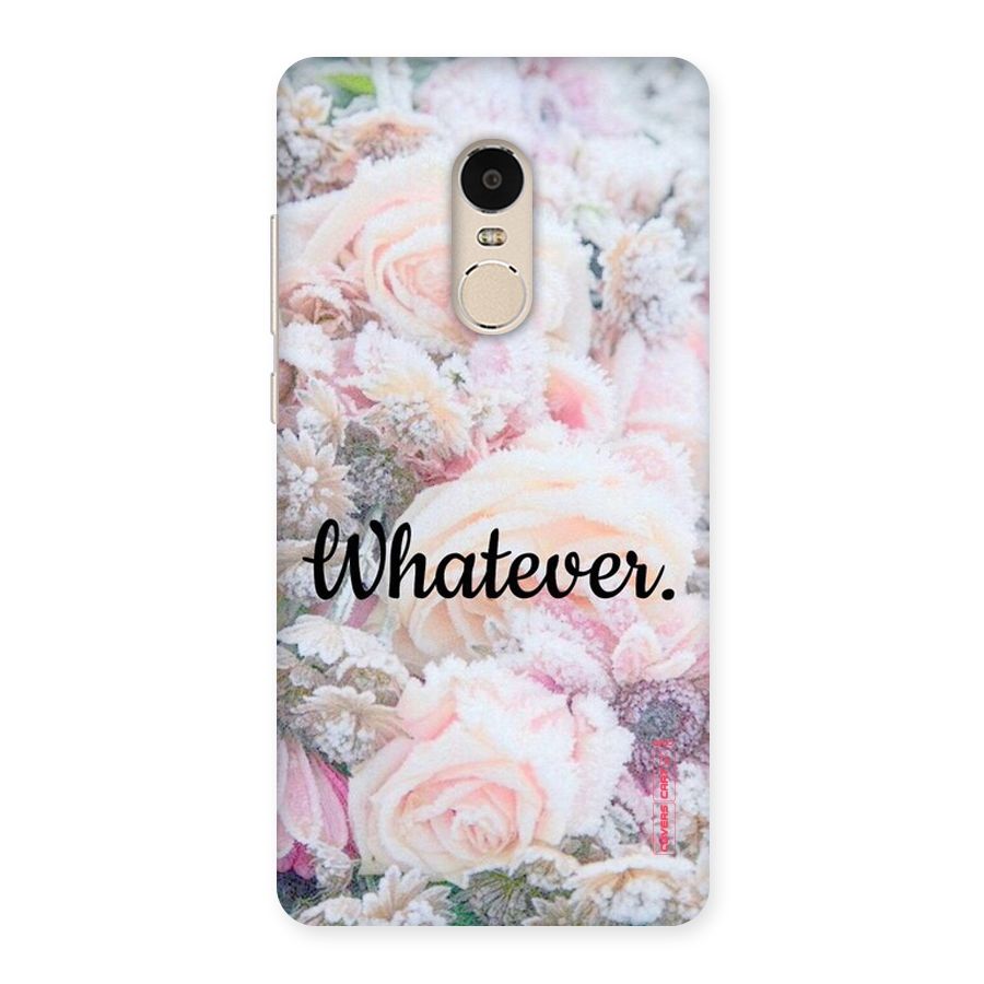 Whatever Back Case for Xiaomi Redmi Note 4