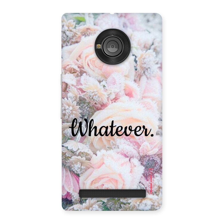 Whatever Back Case for Yu Yunique