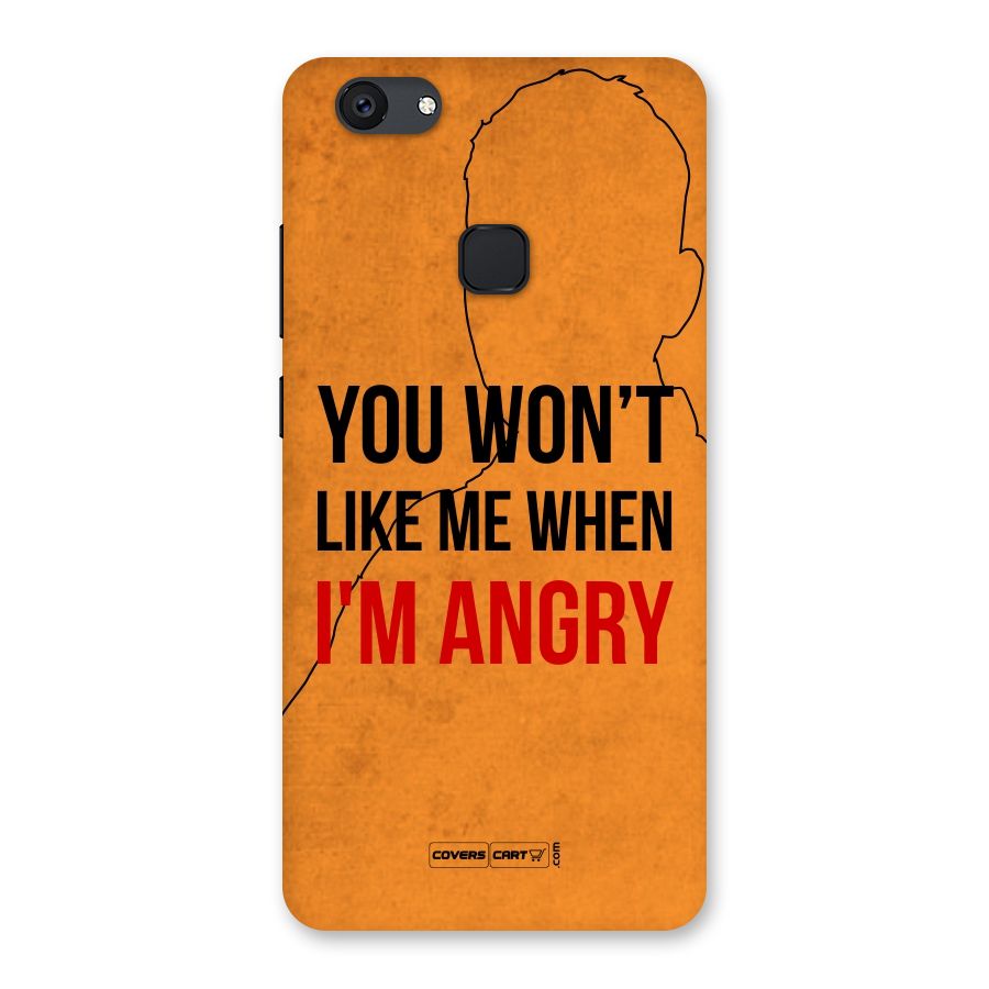 When I M Angry Back Case for Vivo V7 Plus