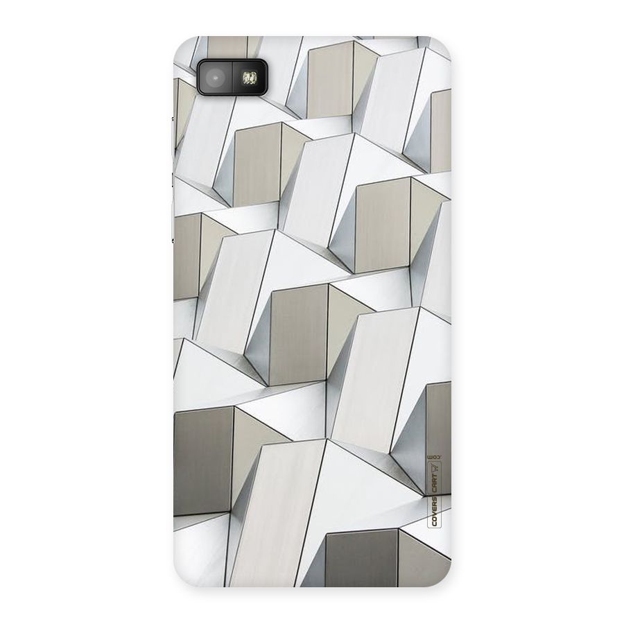 White Abstract Art Back Case for Blackberry Z10