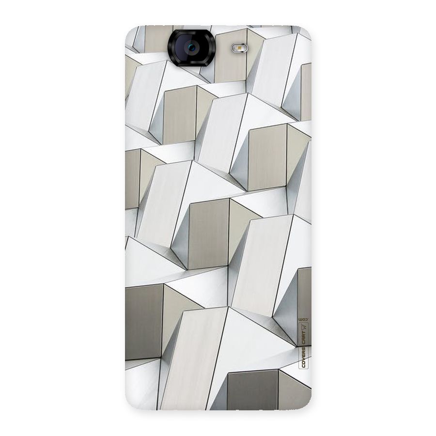White Abstract Art Back Case for Canvas Knight A350