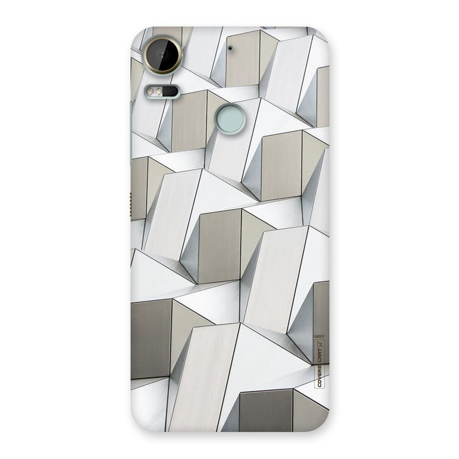 White Abstract Art Back Case for Desire 10 Pro
