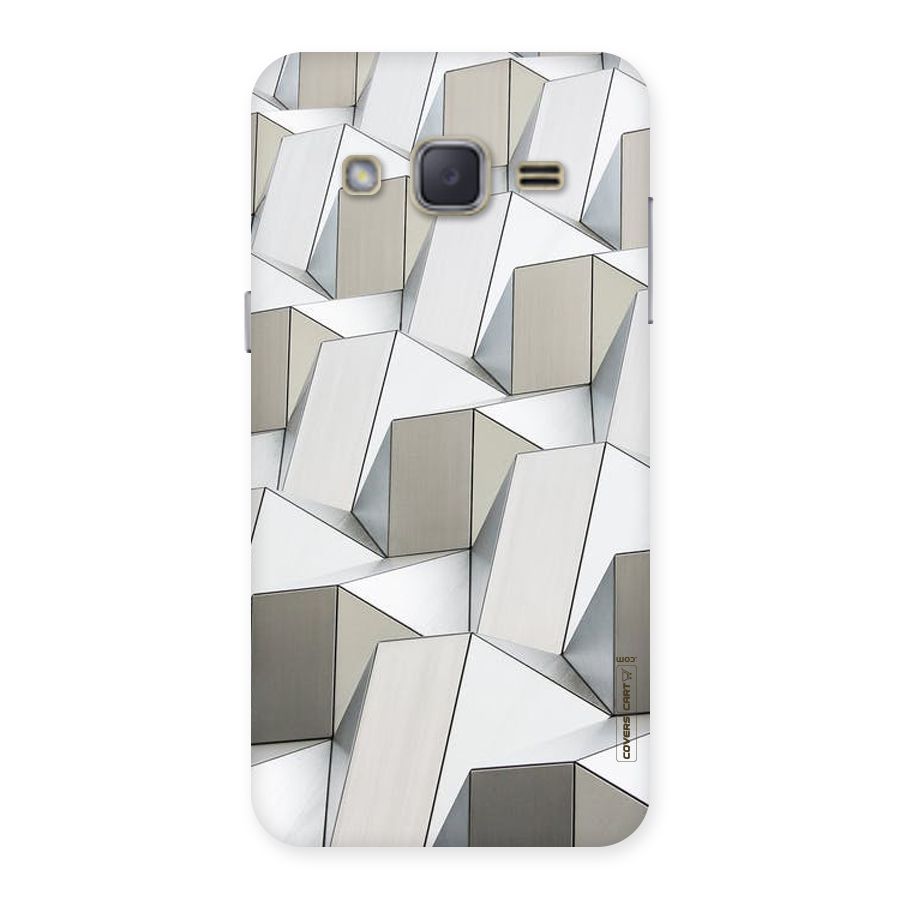 White Abstract Art Back Case for Galaxy J2
