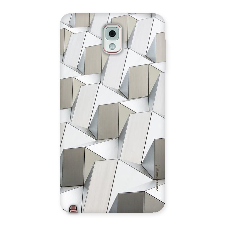 White Abstract Art Back Case for Galaxy Note 3
