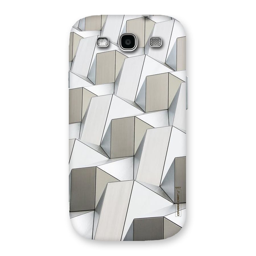 White Abstract Art Back Case for Galaxy S3