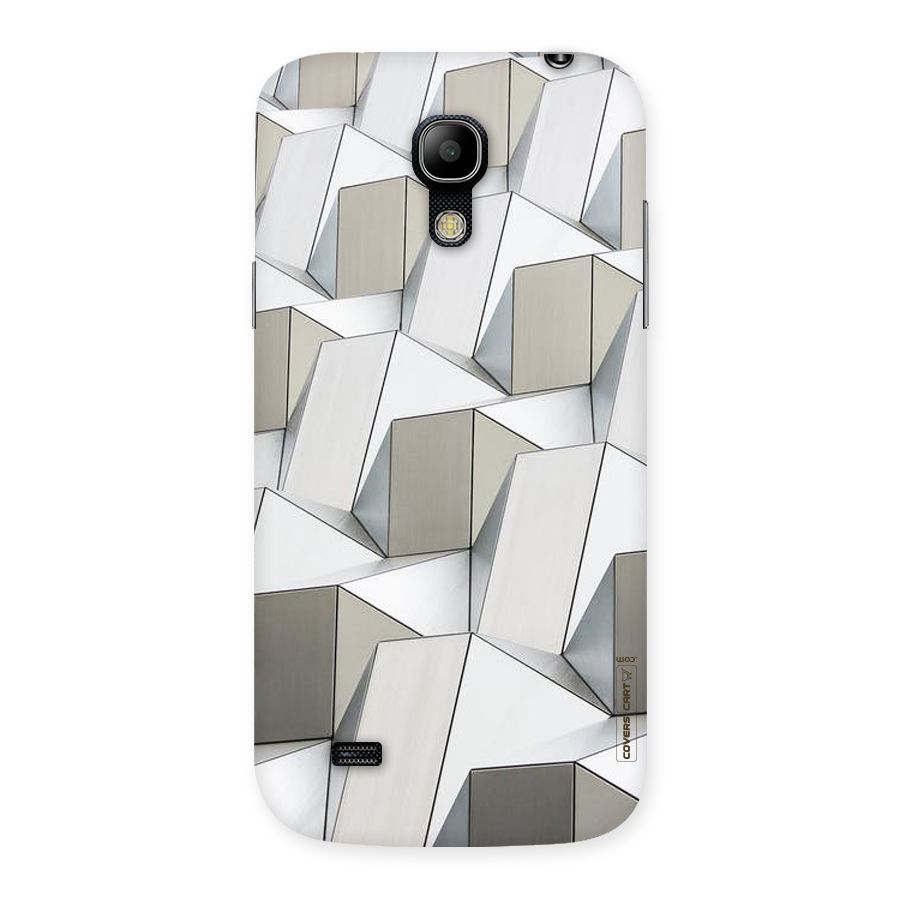 White Abstract Art Back Case for Galaxy S4 Mini