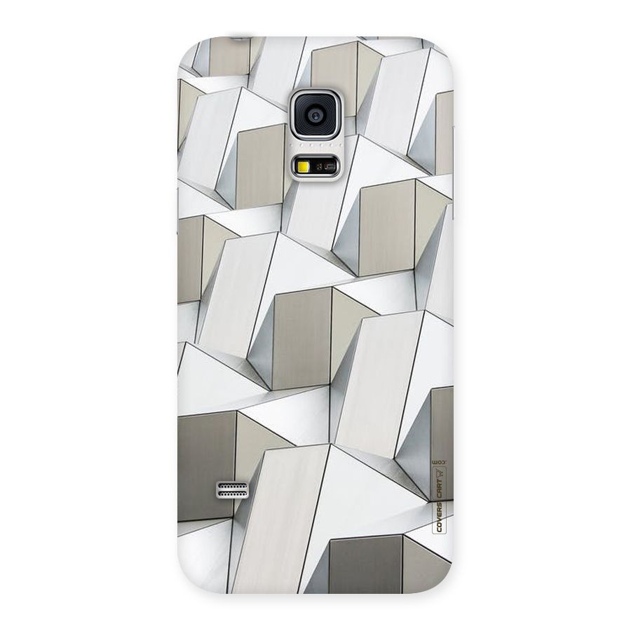 White Abstract Art Back Case for Galaxy S5 Mini