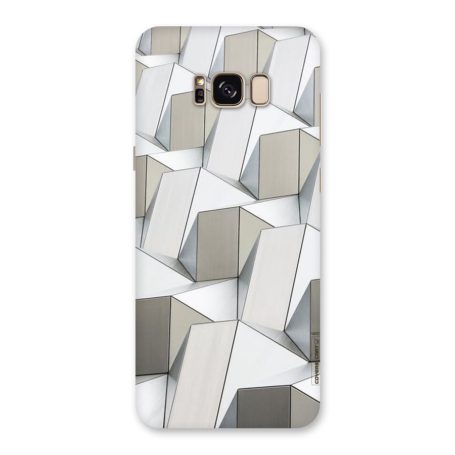 White Abstract Art Back Case for Galaxy S8 Plus