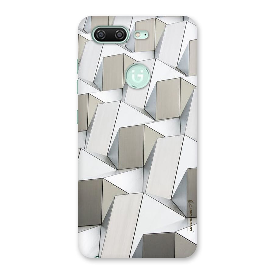 White Abstract Art Back Case for Gionee S10