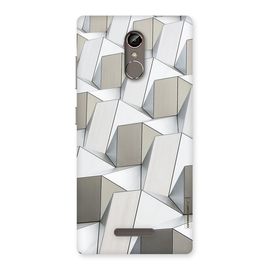 White Abstract Art Back Case for Gionee S6s