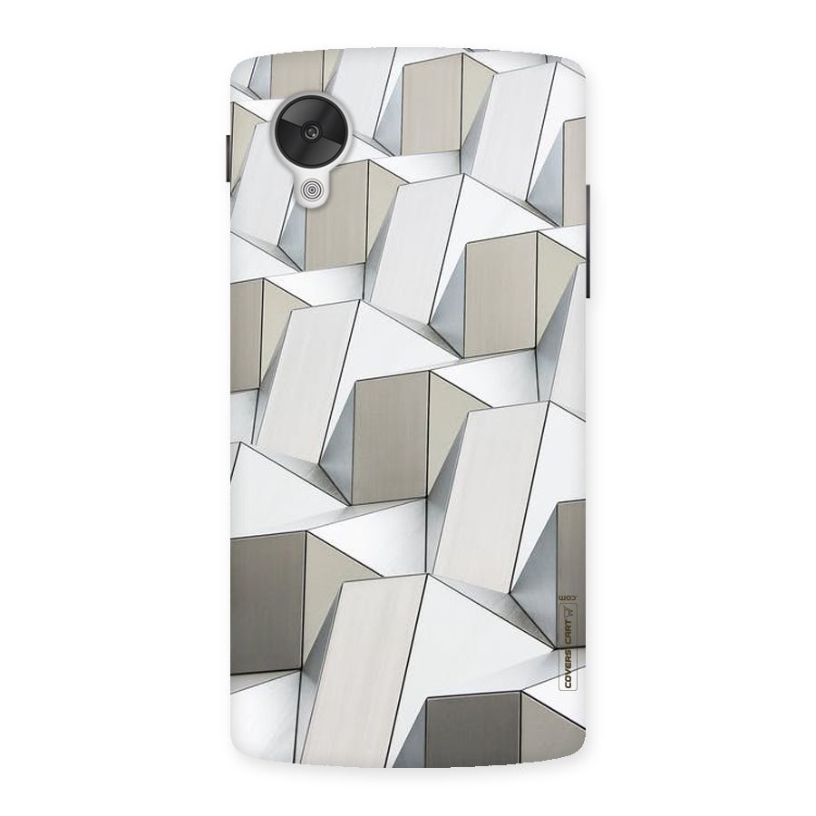 White Abstract Art Back Case for Google Nexsus 5
