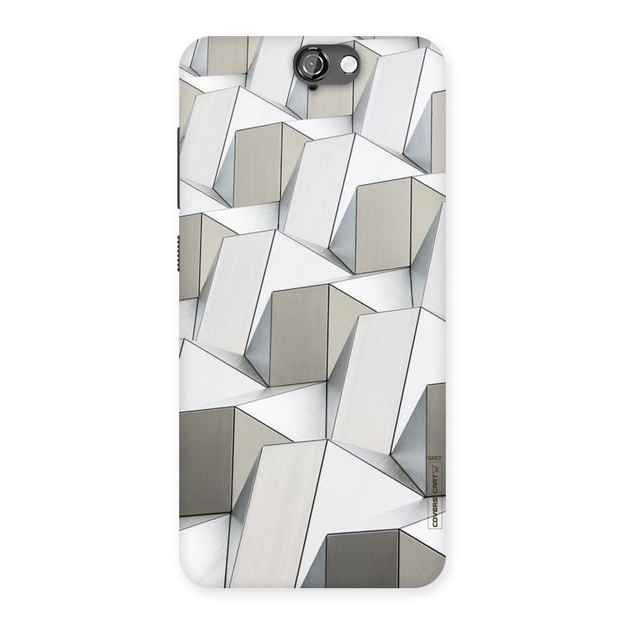 White Abstract Art Back Case for HTC One A9