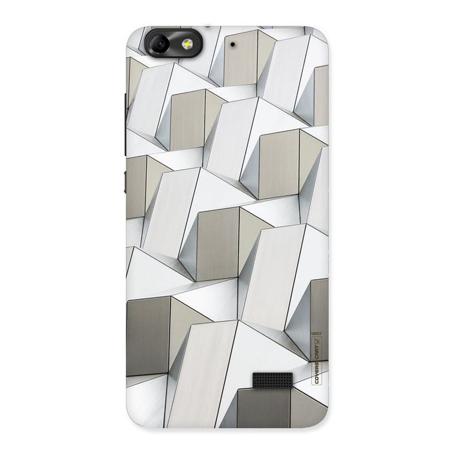 White Abstract Art Back Case for Honor 4C