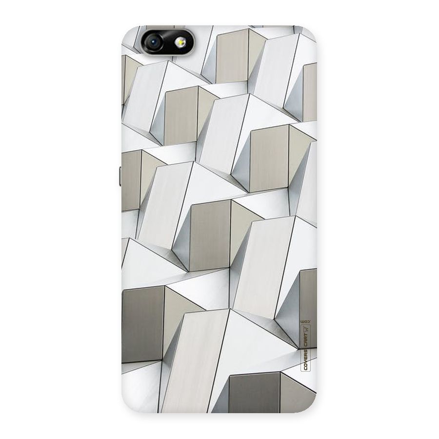 White Abstract Art Back Case for Honor 4X