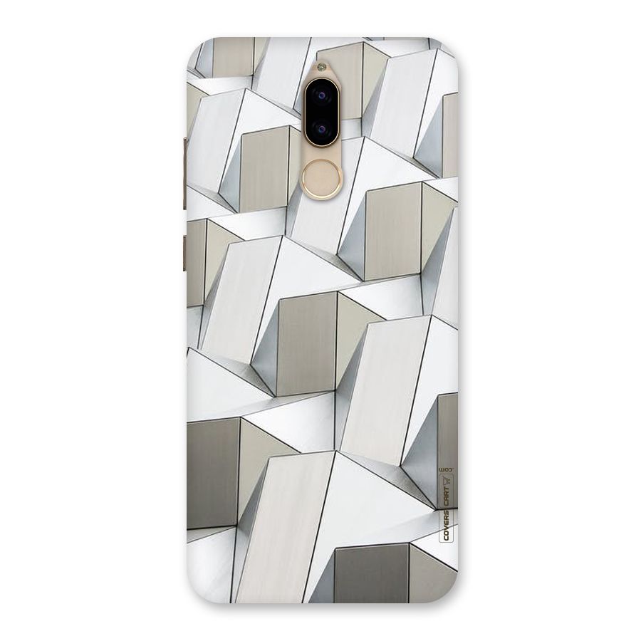White Abstract Art Back Case for Honor 9i