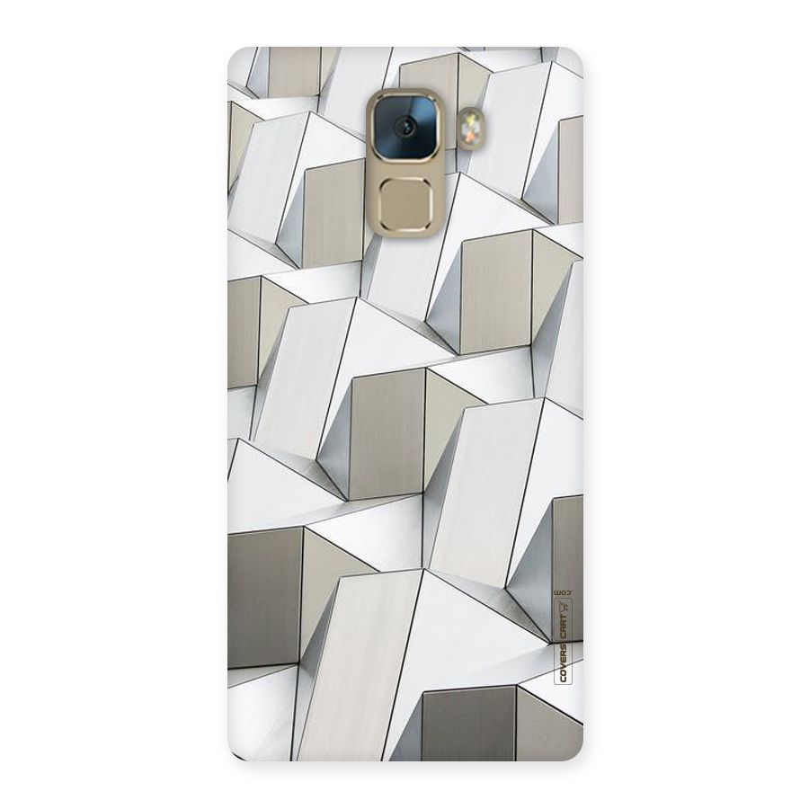 White Abstract Art Back Case for Huawei Honor 7