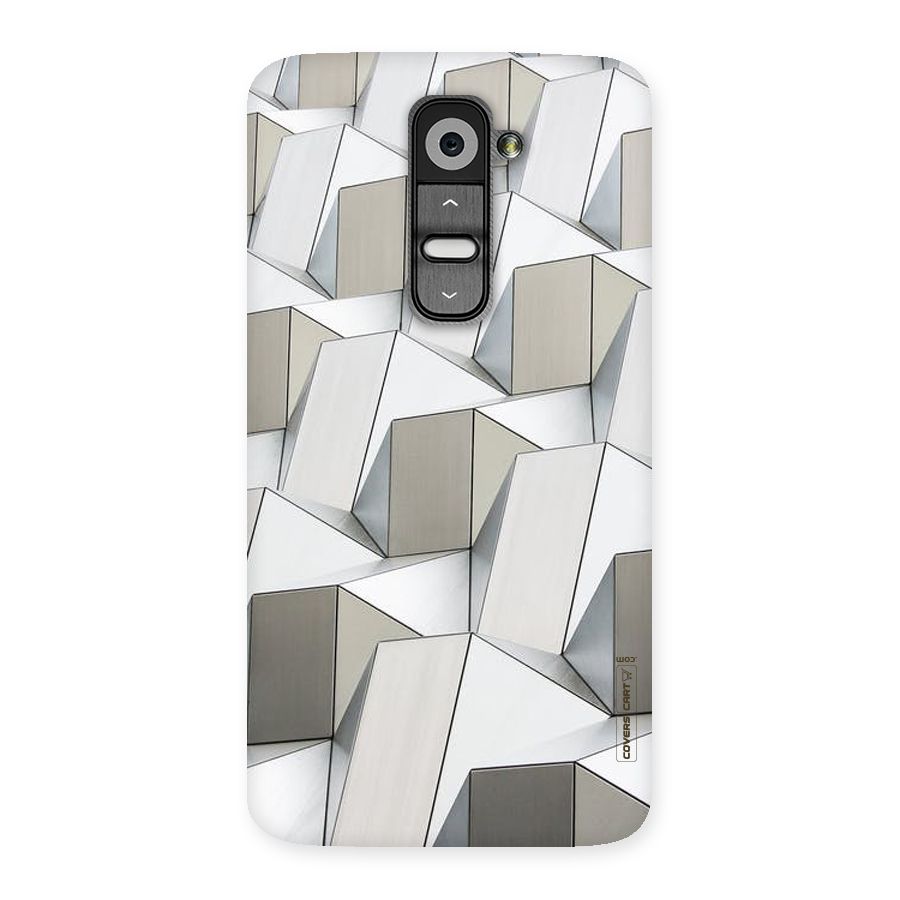 White Abstract Art Back Case for LG G2