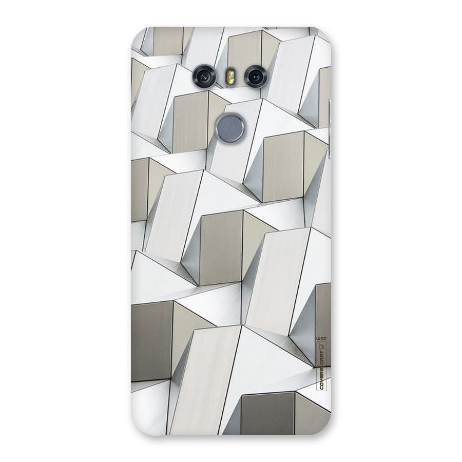 White Abstract Art Back Case for LG G6
