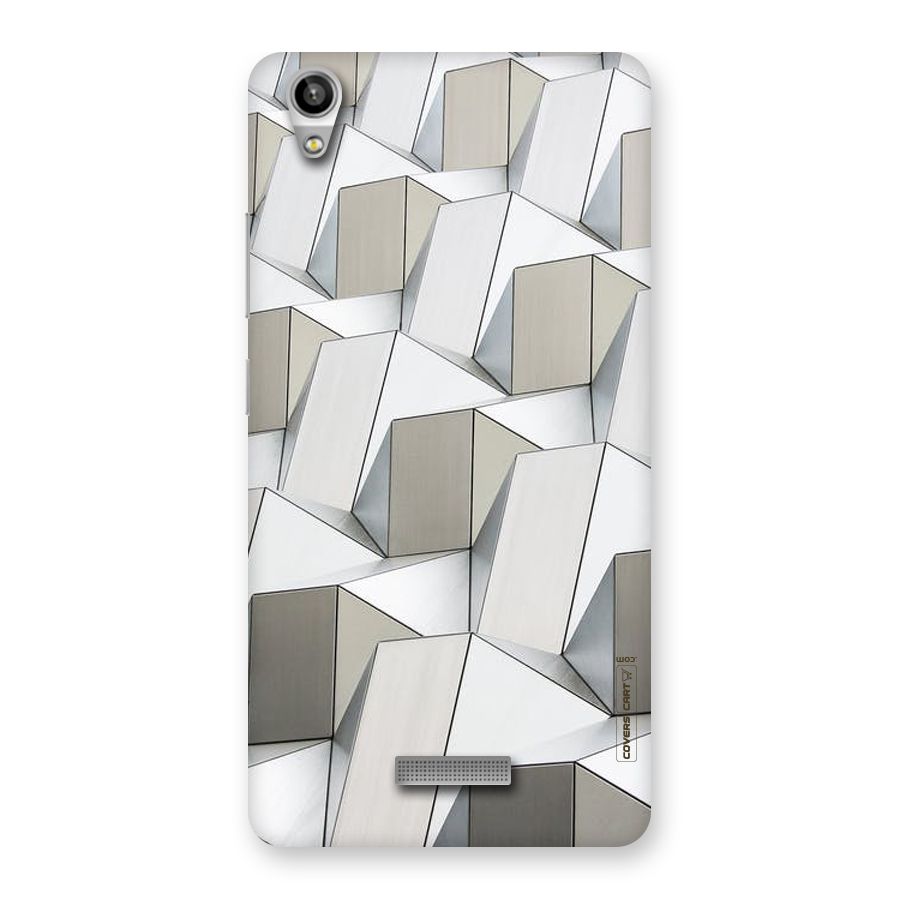 White Abstract Art Back Case for Lava-Pixel-V1