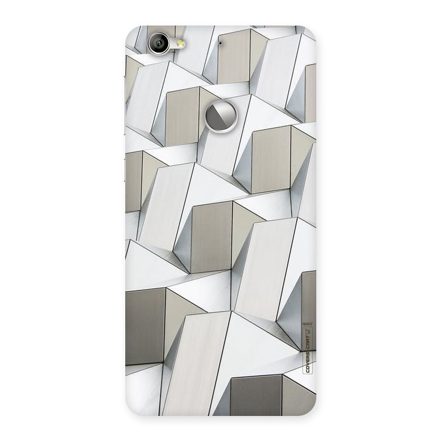 White Abstract Art Back Case for LeTV Le 1s