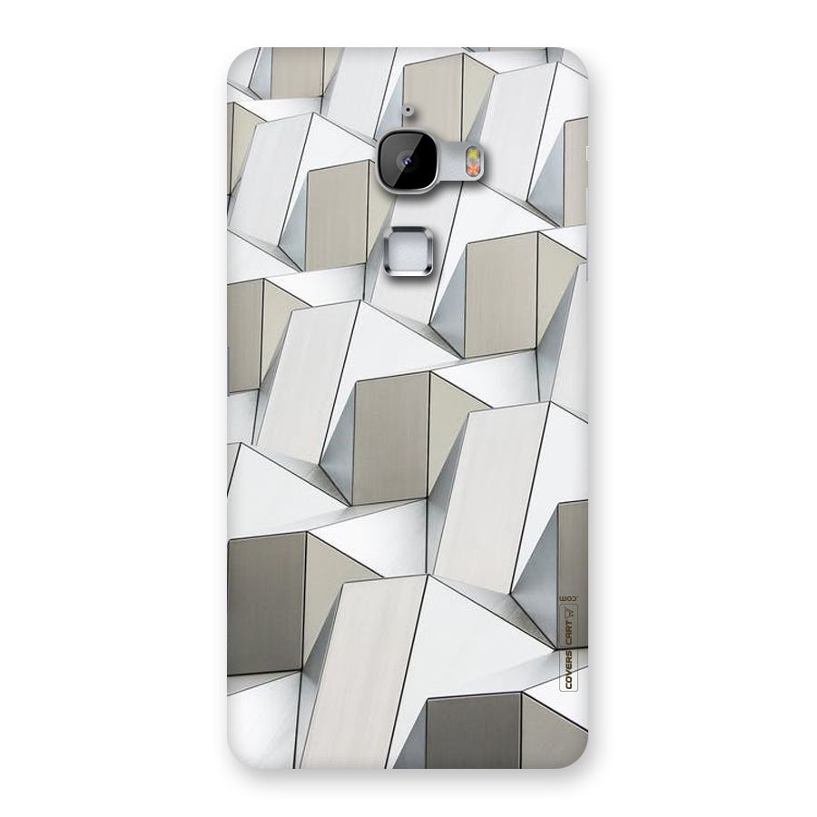 White Abstract Art Back Case for LeTv Le Max