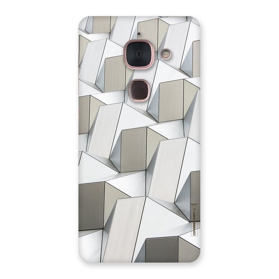 White Abstract Art Back Case for Le Max 2