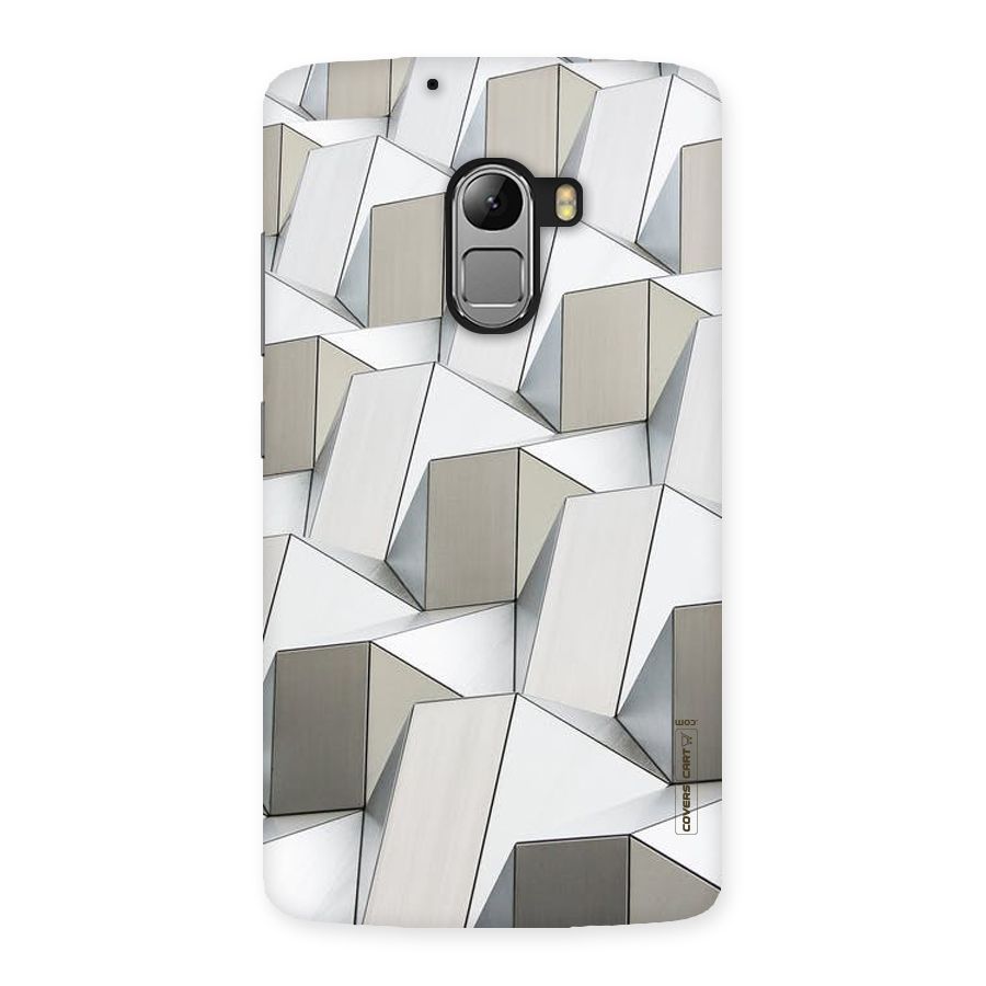 White Abstract Art Back Case for Lenovo K4 Note