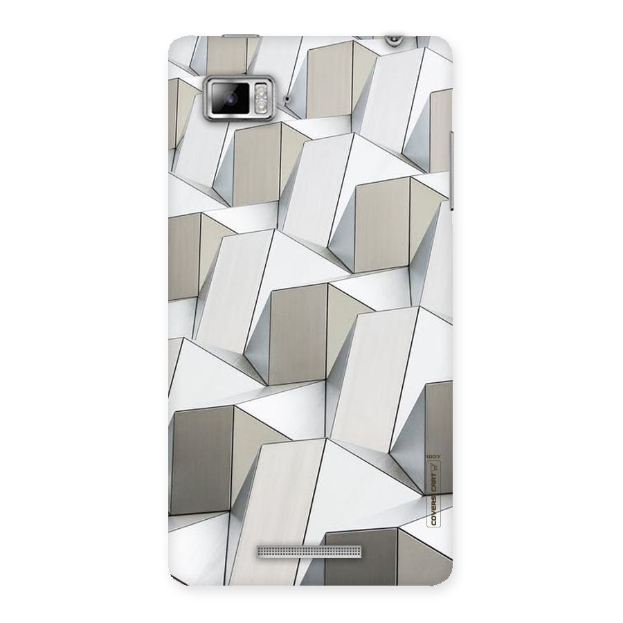 White Abstract Art Back Case for Lenovo Vibe Z K910