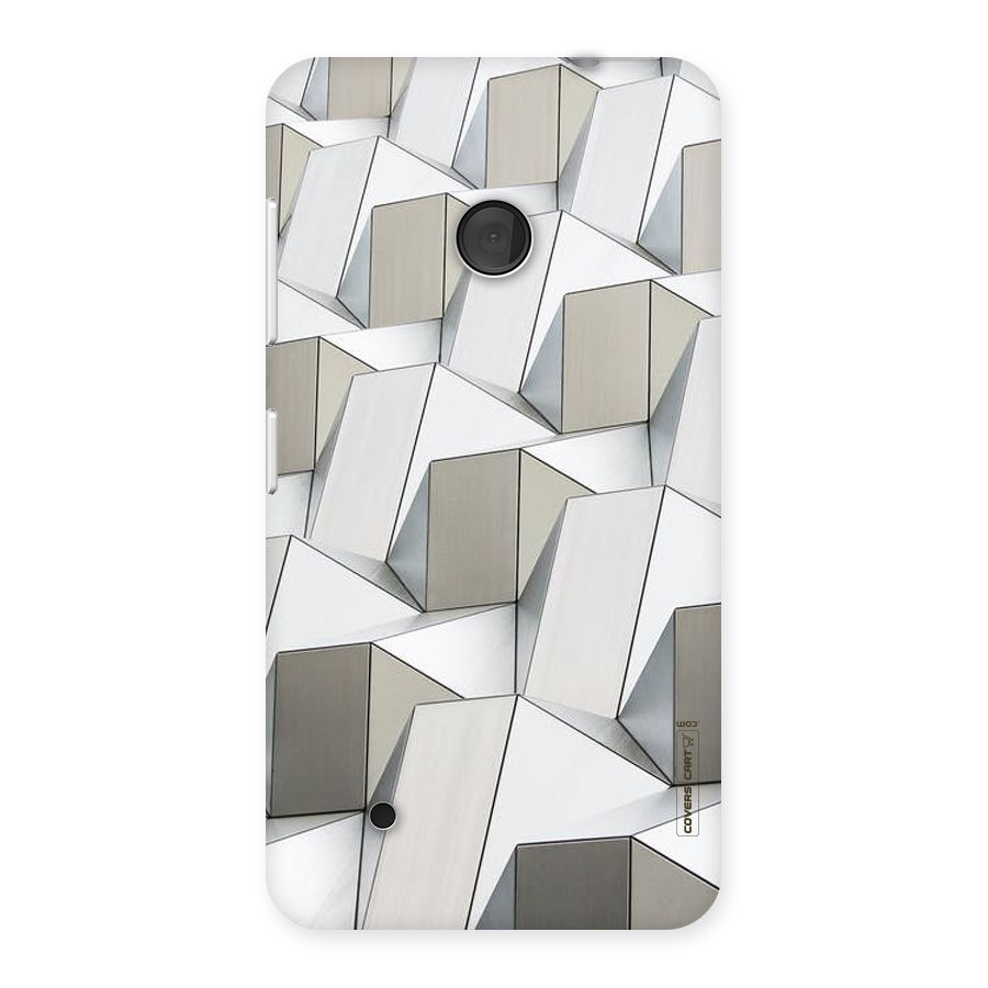 White Abstract Art Back Case for Lumia 530
